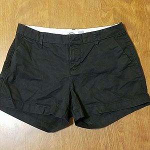 Old Navy "0" black shorts.